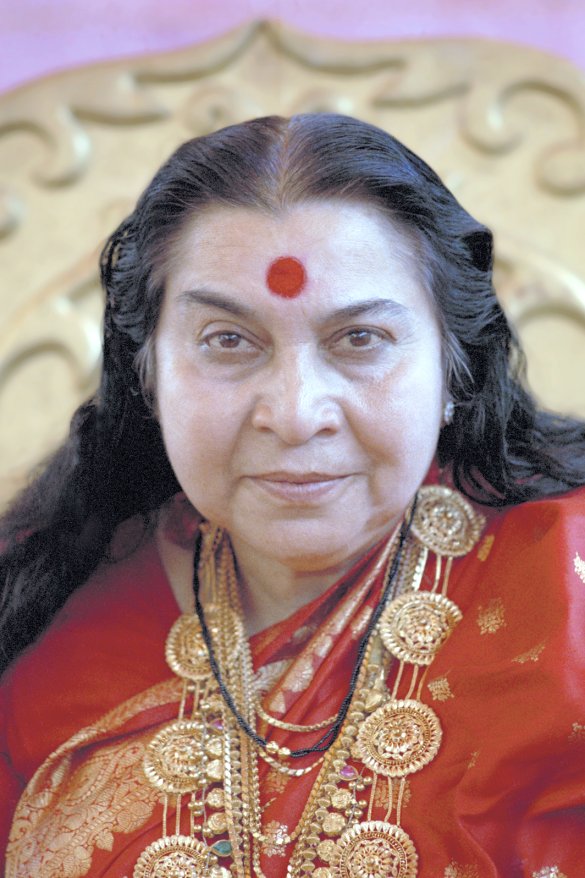Shri Mataji in the aspect of Shri Dhanvantari