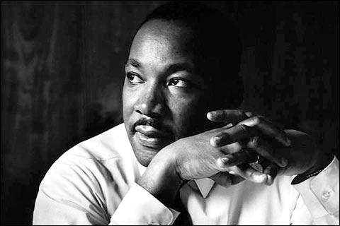 Photograph of Dr. Martin Luther King, Jr. by Flip Schulke