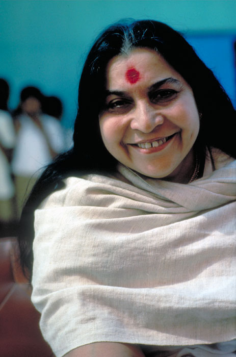 Shri Mataji smiling