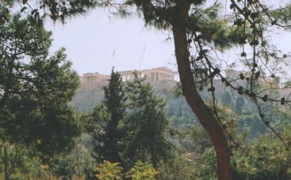 Greek Temple To Godess Athena, The Parthenon