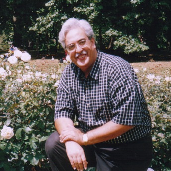 Sanjay 'Roshan' Talwar in garden near Buckingham Palace