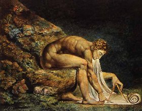 Newton by William Blake 22Kb Image