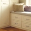 part of bedroom, with cupboards, drawers and accessories