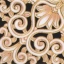 wall tile design, layered and spiralled ironwork