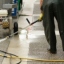 power spraying of industrial floor